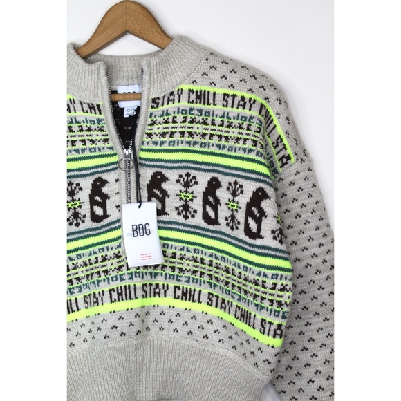 Urban Outfitters BDG Jesse Half-Zip Sweater - Picture 6 of 11